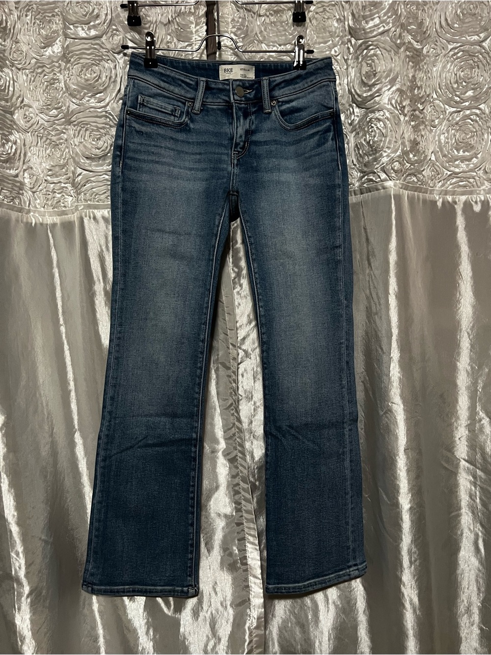 Stellah Dark Blue Flare Jeans